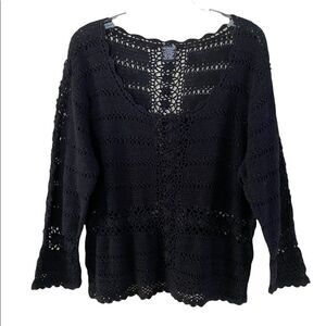 E C I New York Woman’s Black Sweater